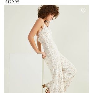 White Lace Jumpsuit